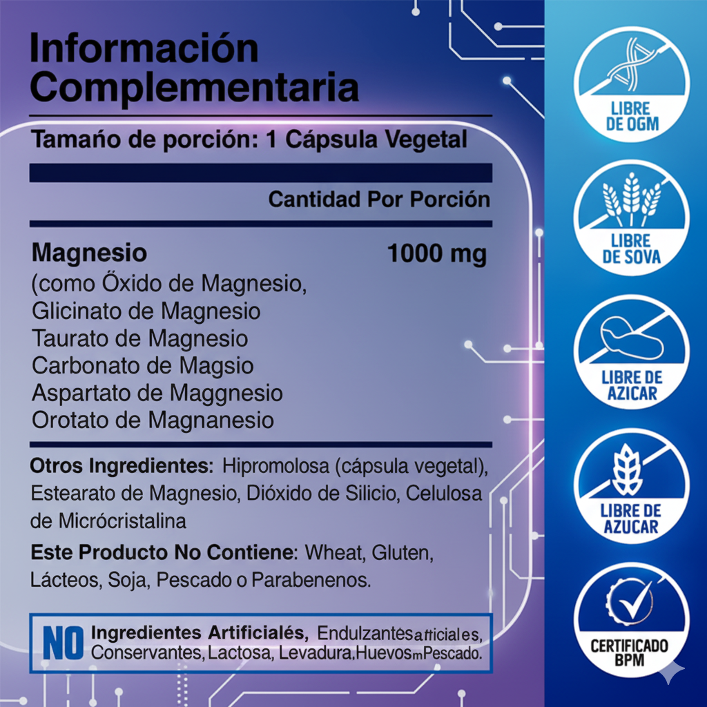 Magnesio Complex® - 100 Capsulas