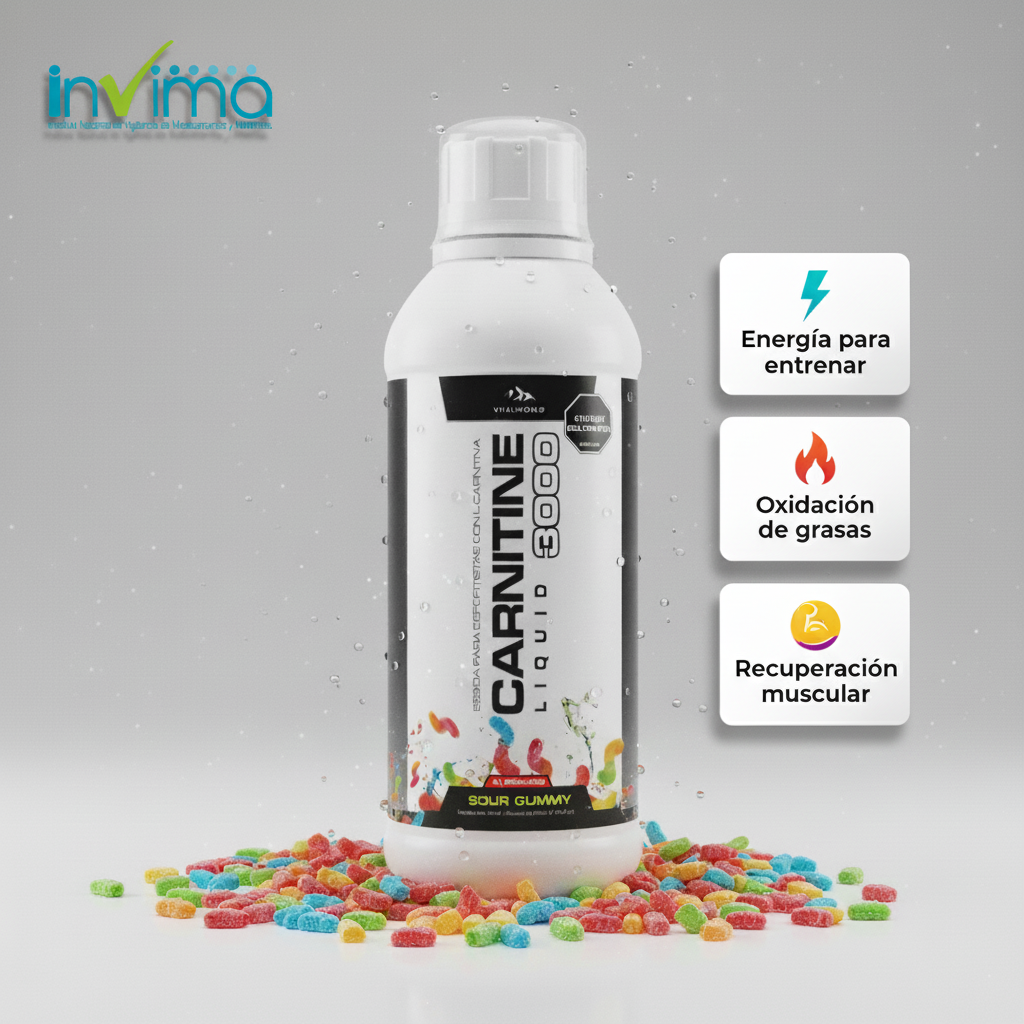 L-CARNITINE 3000 LIQUIDO - QUEMA ESA GRASA DEMÁS YA!!! promo x2