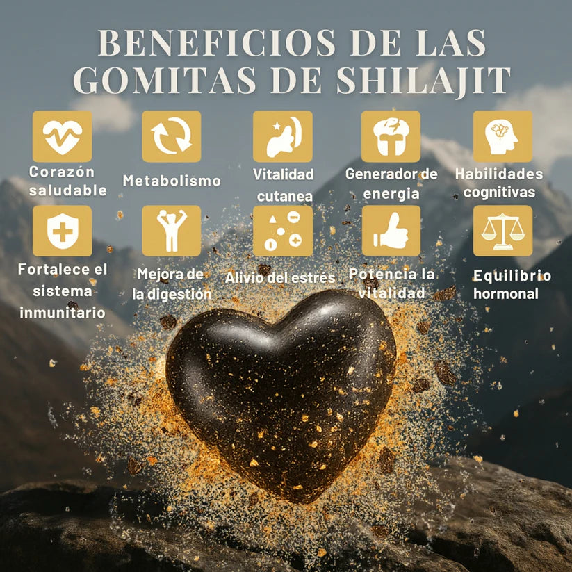 Gomas shilajit -  Las Originales