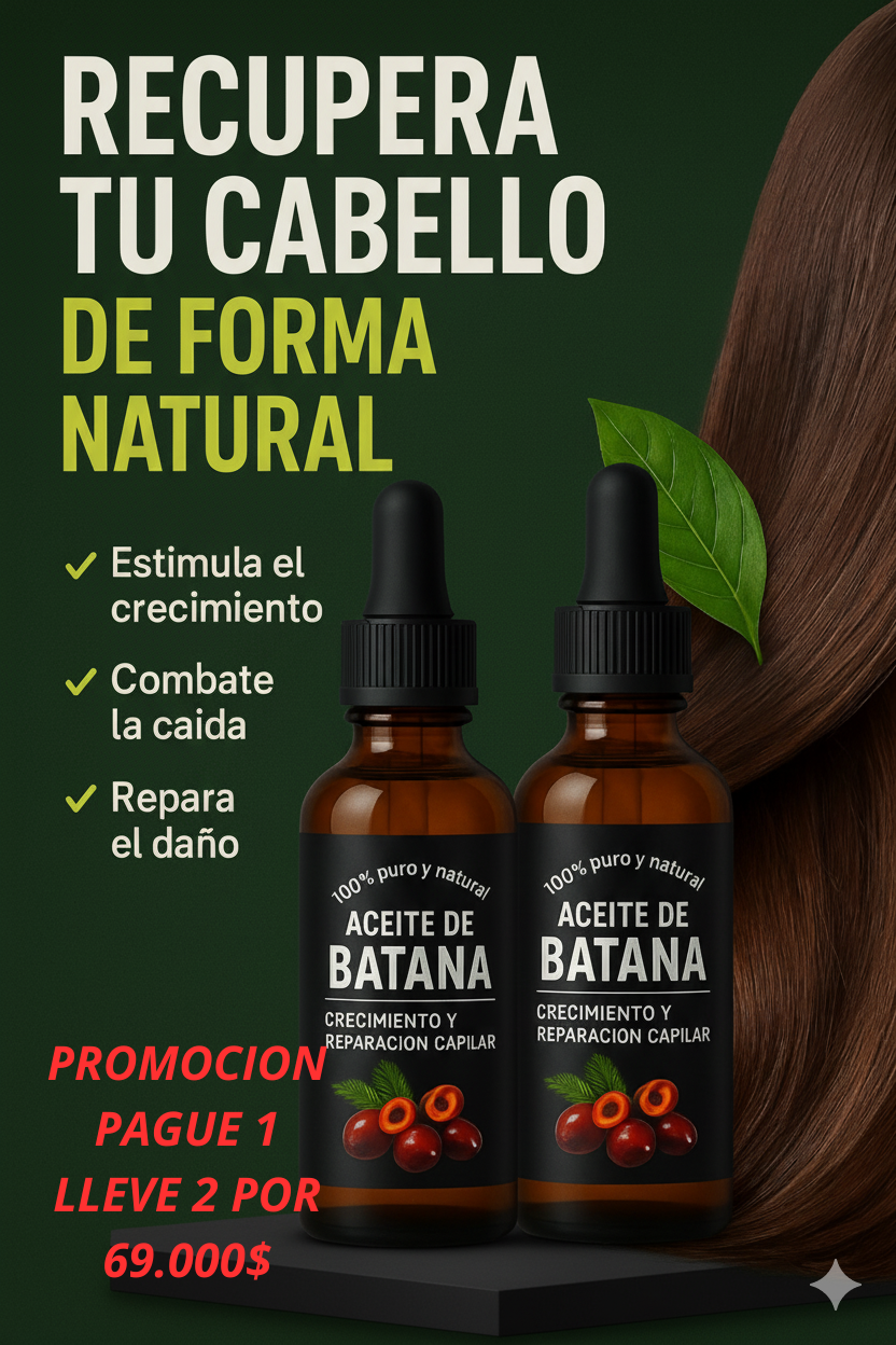 Aceite de Batana PROMOCION 2x1 69.000$