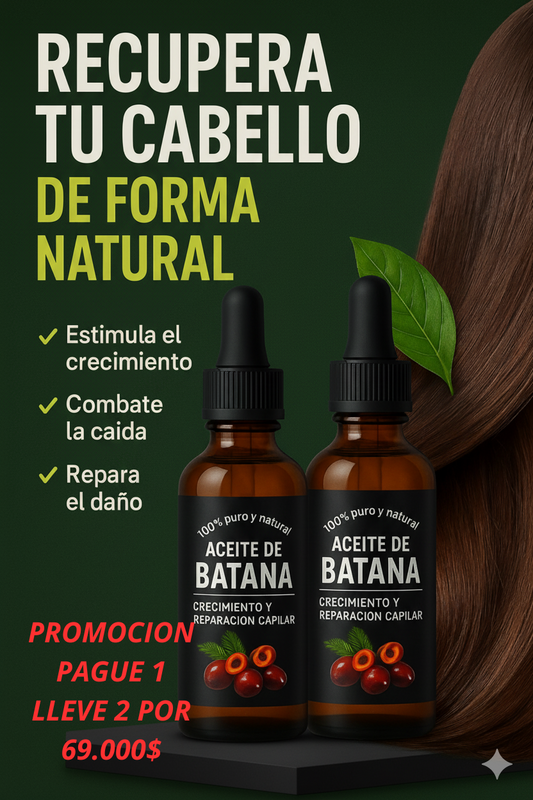 Aceite de Batana PROMOCION 2x1 69.000$