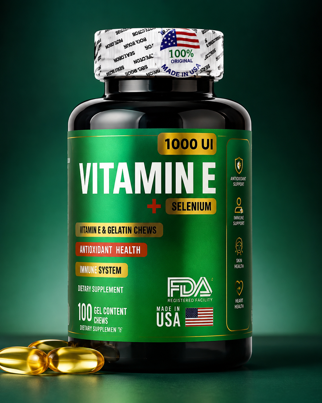 Vitamina E + Selenium