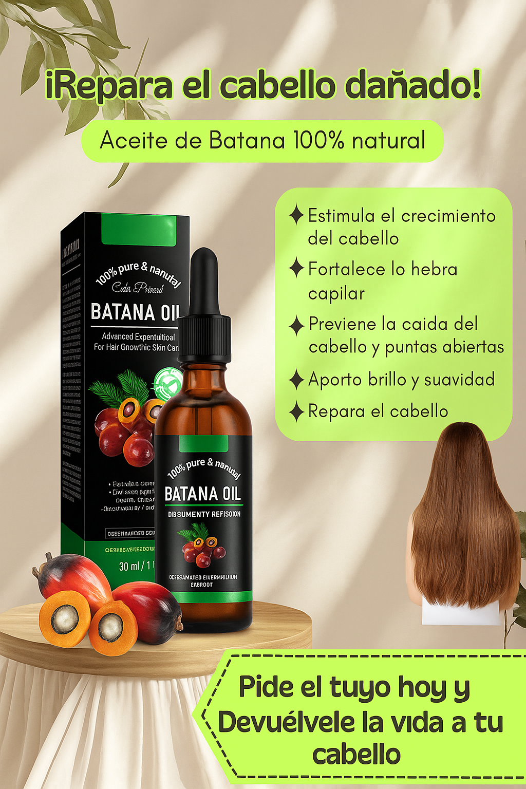Aceite de Batana PROMOCION 2x1 69.000$
