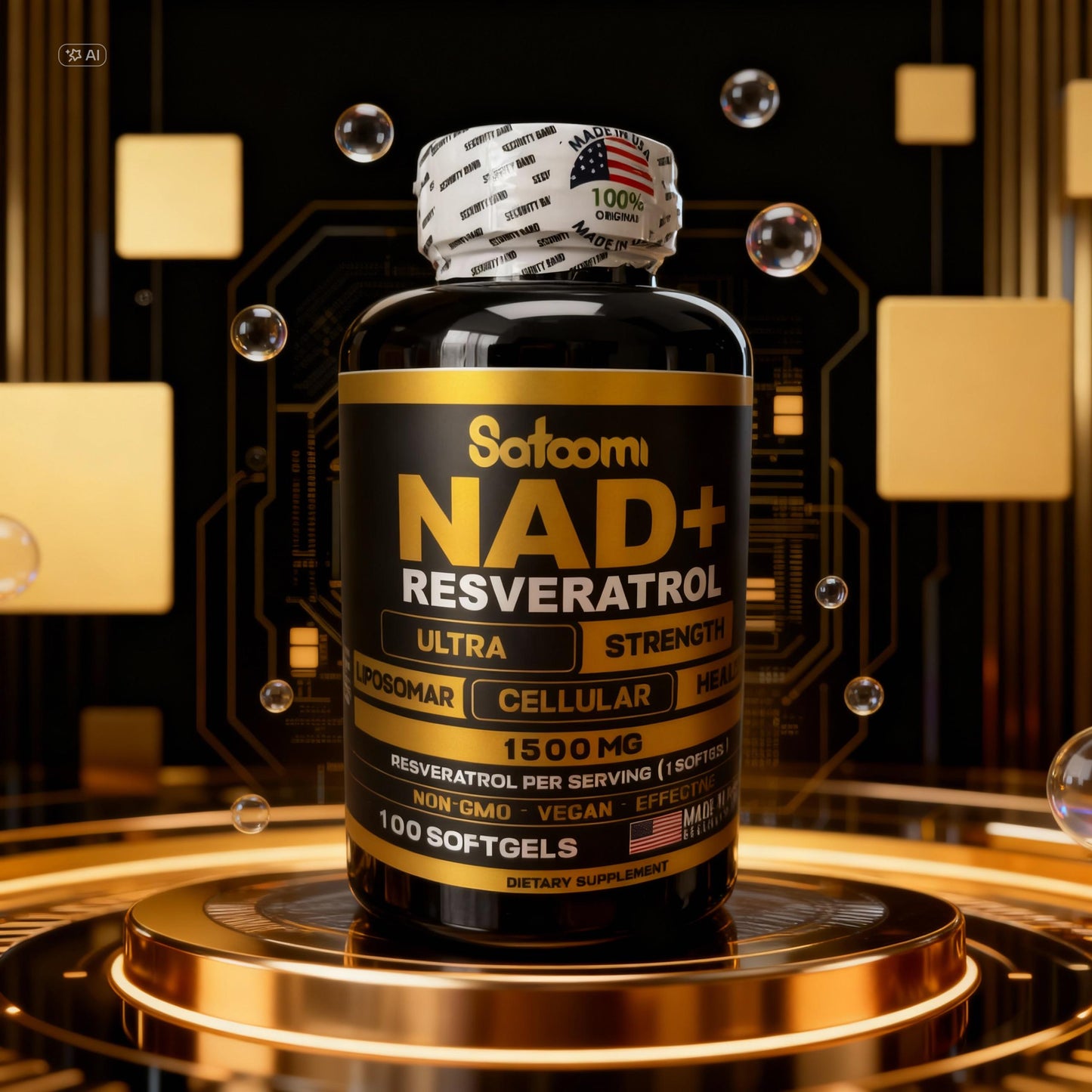Resveratrol + NAD® – Recupera tu Juventud 100 tabletas