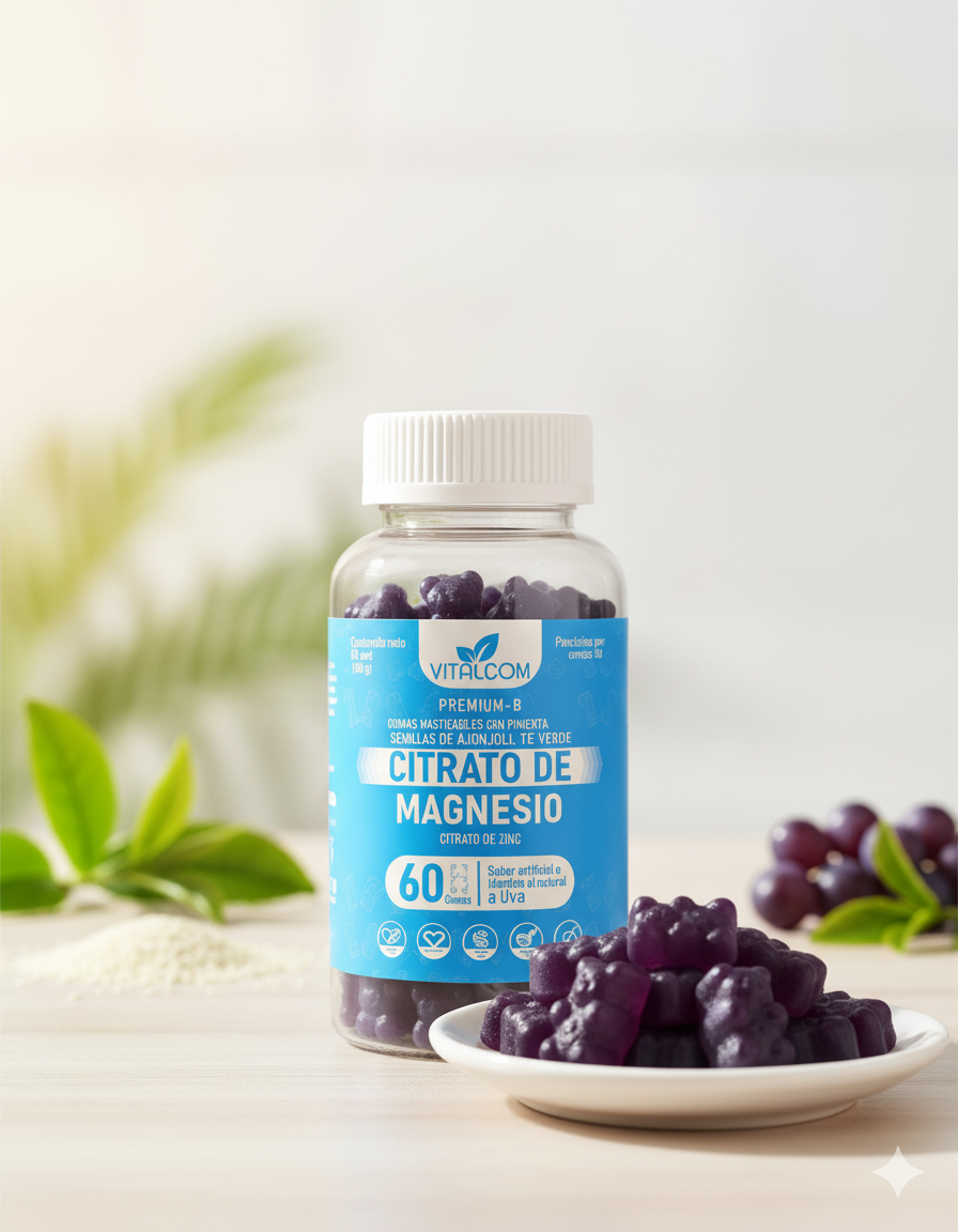 GOMAS CITRATO DE MAGNESIO x60