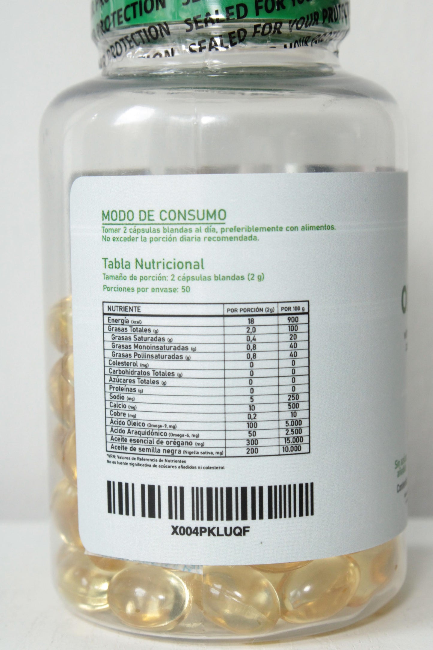 ACEITE DE OREGANO®  – X100 Cápsulas