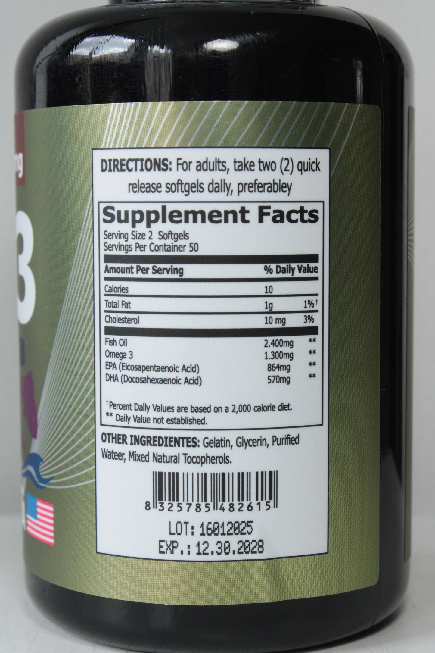 Omega® 3 - 100 Capsulas Con EPA-DHA